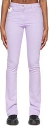 Alyx Logo Patch Skinny Jeans In Lil0002 Lilac