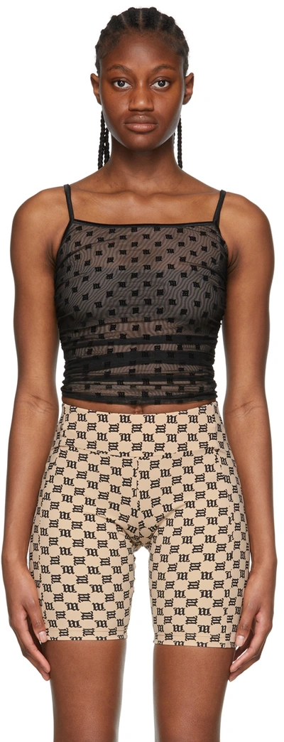 人気アイテム MISBHV モノグラム スパゲッティ タンクトップ トップ