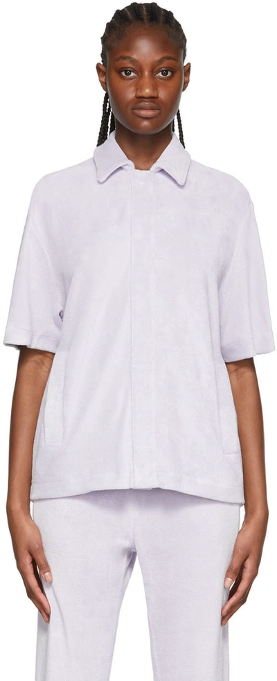 Alyx Purple Cotton Shirt In Lilac