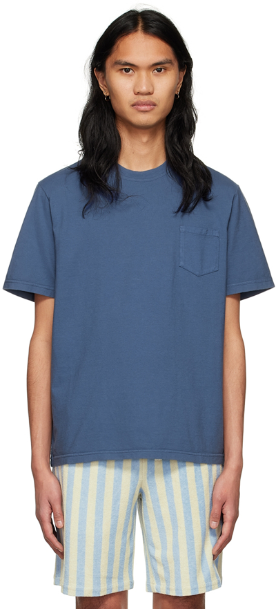 Doppiaa Aaktion Cotton-jersey T-shirt In Blue