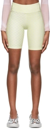 Misbhv Logo High-rise Skinny Shorts In Monogram Lycra