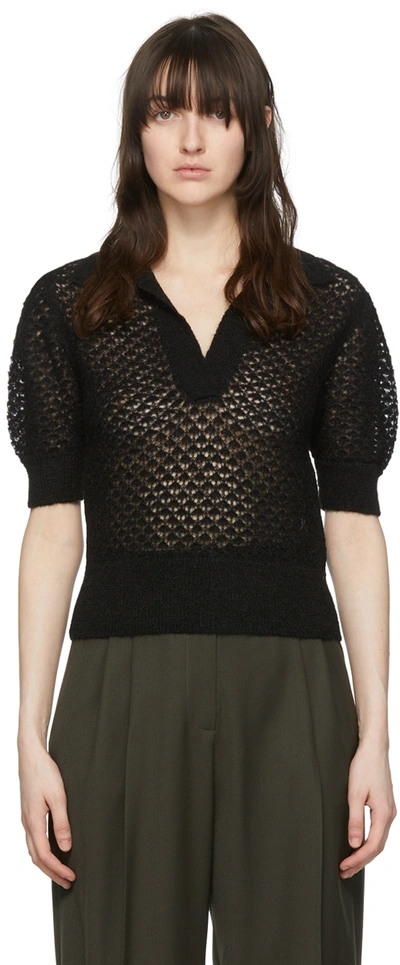 Maiden Name Ssense Exclusive Black Marianna Polo