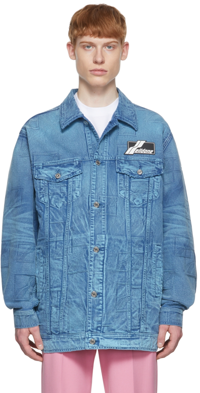 We11 Done Blue Denim Jacket