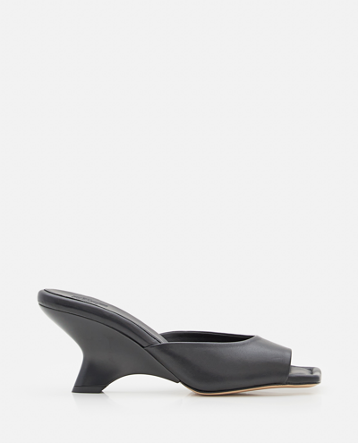 Gia Borghini Sculpted-heel 70mm Sandals In Black
