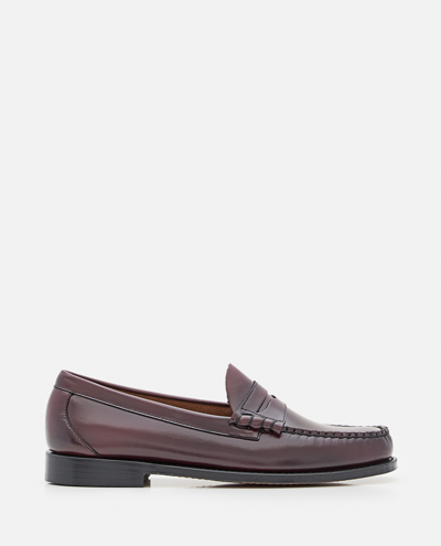 Gh Bass Weejun Heritage Classic Leather Penny Loafer In Burgandy