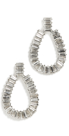 Shashi Empress Earrings In White Gold