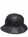 A-COLD-WALL* LOGO PATCH BLACK BUCKET HAT