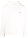 Oamc Abstract Print White Hoodie In White
