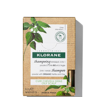 Klorane Oil Control 2-in-1 Mask Shampoo Powder With Nettle 3g