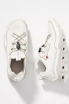 On Cloudaway Kanazawa Neoprene, Faux Suede And Mesh Sneakers In White