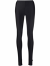 The Andamane Seamless High-waisted Stretch Leggings In Nero