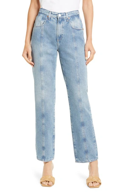 Ag Alexxis Paneled Straight Leg Jeans In Showroom