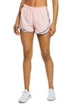 Nike Dri-fit Tempo Running Shorts In Pink Glaze/ Wolf Grey