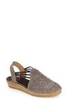 Toni Pons 'noa' Espadrille Sandal In Black Fabric