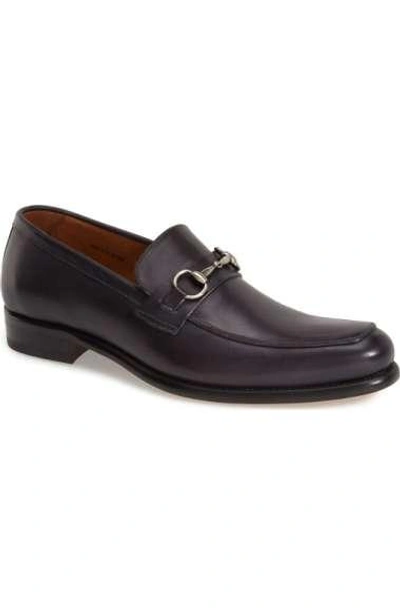 Mezlan 'tours' Leather Bit Loafer In Black