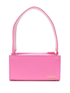 Jacquemus Le Rectangle Leather Handbag In Pink & Purple