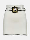 Cormio White Cotton Helga 2.0 Miniskirt In White