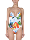 DOLCE & GABBANA PRINTED ONE PIECE SWIMSUIT
