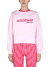 Philosophy Di Lorenzo Serafini Logo-print Cotton Sweatshirt In Pink