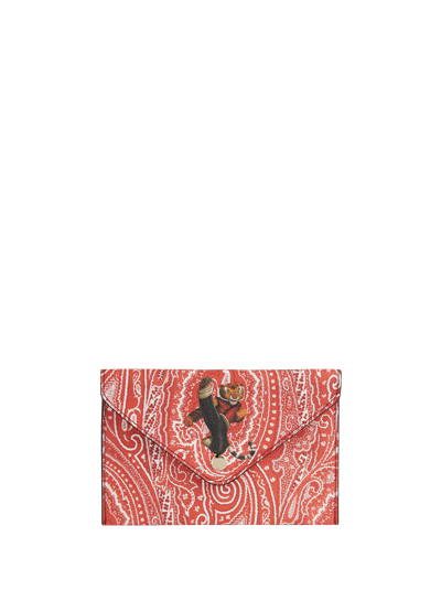 Etro Kung Fu Panda Pouch In Red