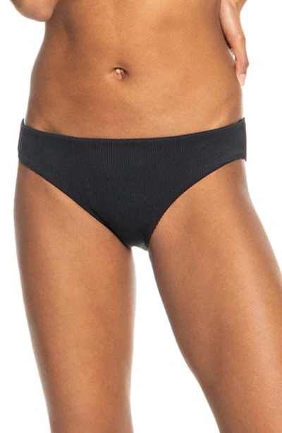 Roxy Rib Love The Comber Bikini Bottoms In Anthracite