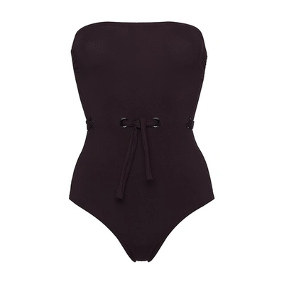 Eres Stilbe Strapless One Piece Swimsuit In Black