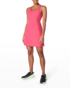 Sweaty Betty Power Workout Mini Dress W/ Pockets In Dahlia Pink