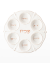 JULISKA BERRY & THREAD SEDER PLATE - WHITEWASH