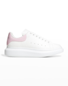 Alexander Mcqueen Men's Oversized Larry Bicolor Leather Low-top Sneakers In Laminat Pi