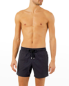 Vilebrequin Starfish Dance Diamond Swim Trunks In Noir