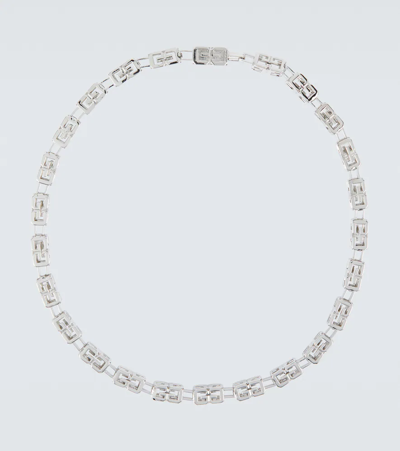 Givenchy Interlocking G Necklace In White
