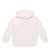 Bonpoint Aiana Logo Cotton Hoodie In Pale Pink