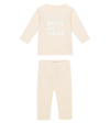 BONPOINT BABY TEODORO PRINTED COTTON TOP AND PANTS SET