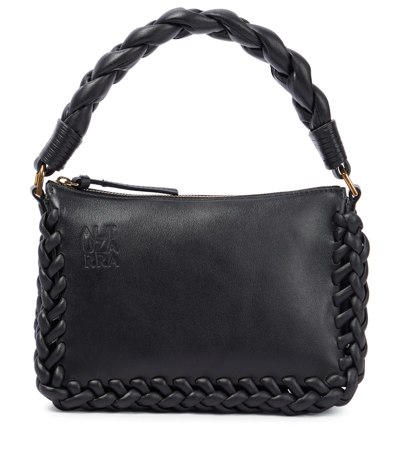 Altuzarra Small Braided Leather Top-handle Bag In Black