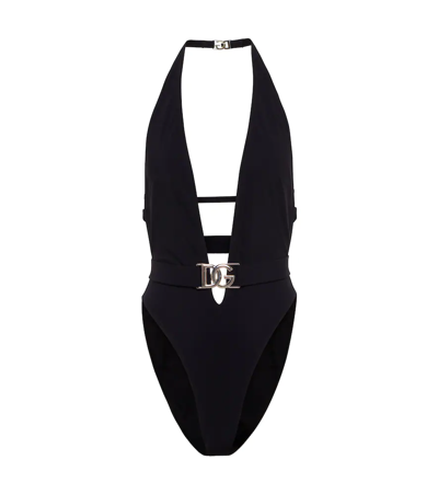 DOLCE & GABBANA HALTERNECK SWIMSUIT