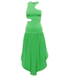 Stella Mccartney Cut-out Asymmetric Dress In 3740