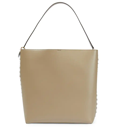 Stella Mccartney Frayme Shoulder Tote Bag In Bamboo