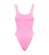 Hunza G Square Neck Swim In Bubblegum