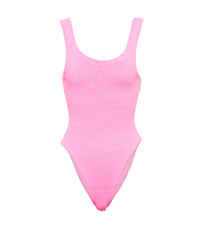 HUNZA G SQUARE NECK SWIMSUIT