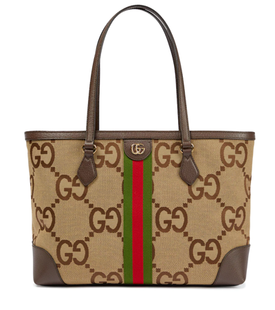 Gucci Ophidia Large Gg Tote In Camel Eb/n.ac/law.po