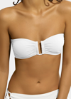 Eres Show Strapless Bikini Top In Blanc