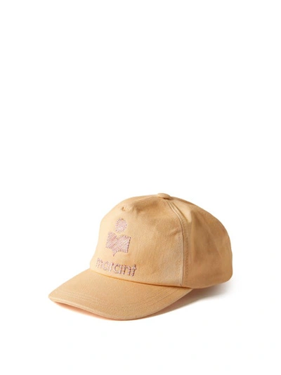 Isabel Marant Tyron Logo-embroidered Canvas Baseball Cap In Yellow