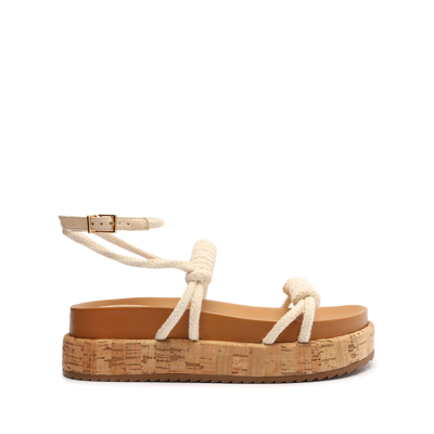 Schutz Nagie Rope Sandal In Cru Ivory | ModeSens