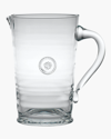 Juliska Clear Berry & Glass Thread Pitcher