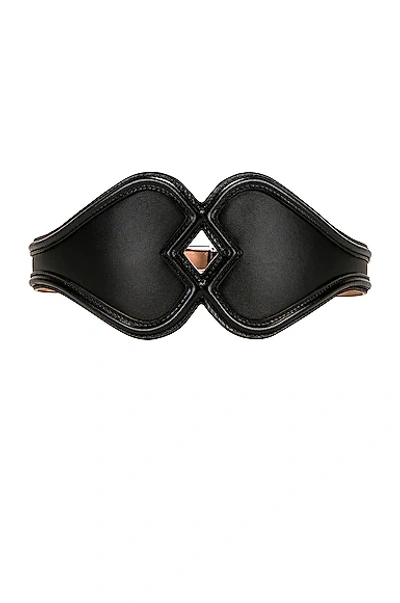 Alaïa Heart Belt In Nero