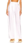 Aexae Linen Trousers In White