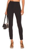 Theory Scuba High-rise Leggings In Black
