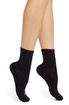 Hue Women's Sporty Shortie Sneaker Socks In Black