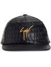 GIUSEPPE ZANOTTI COHEN CROC-EFFECT CAP