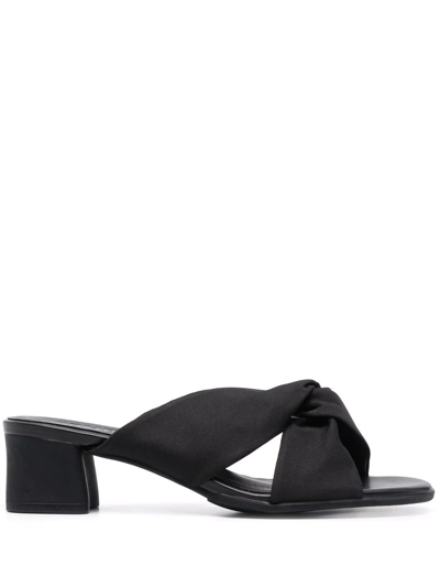 Camper Katie Knot-detailed Sandals In Black